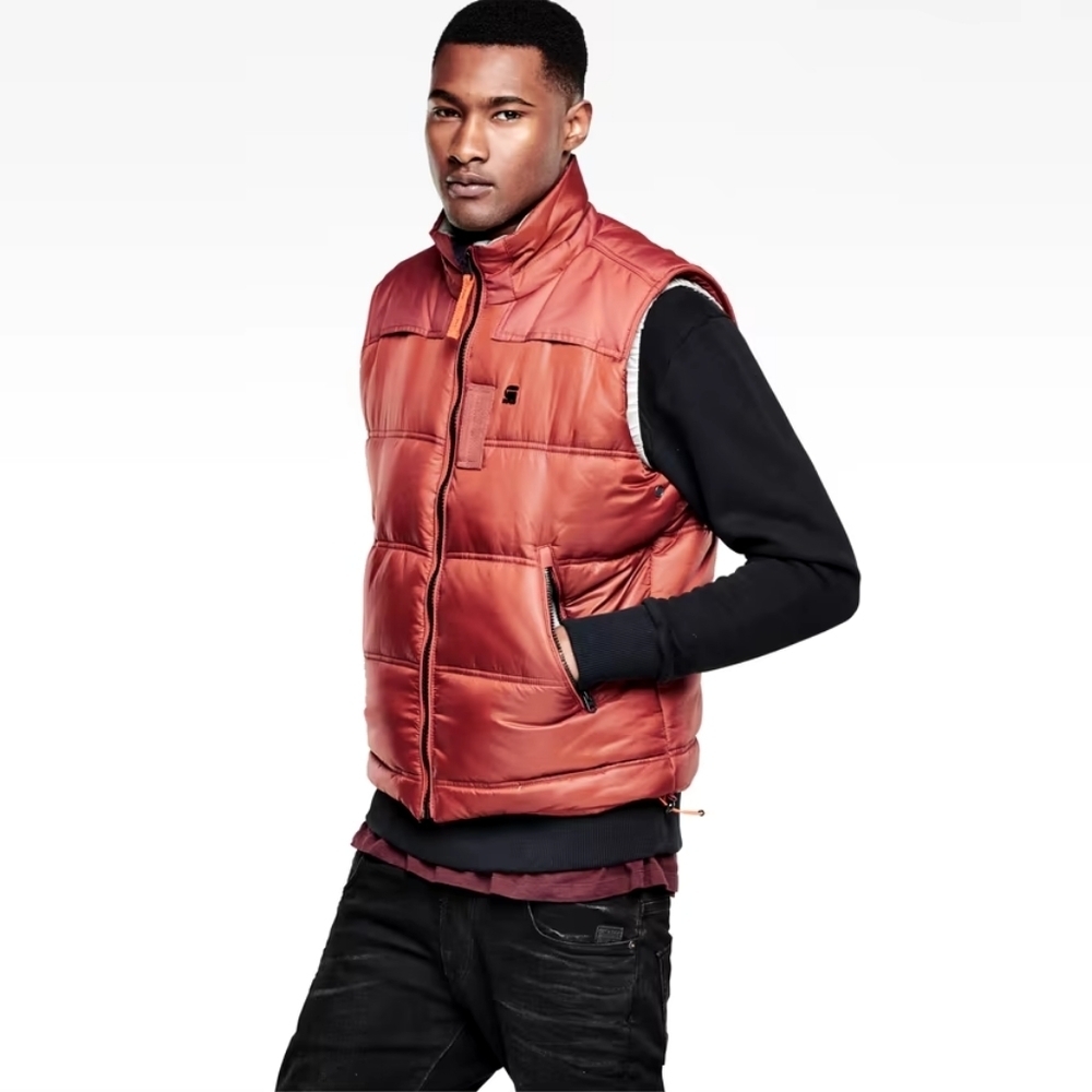 G-Star RAW® Whistler Padded Insolated Performance Wear Winter Vest in Autumn